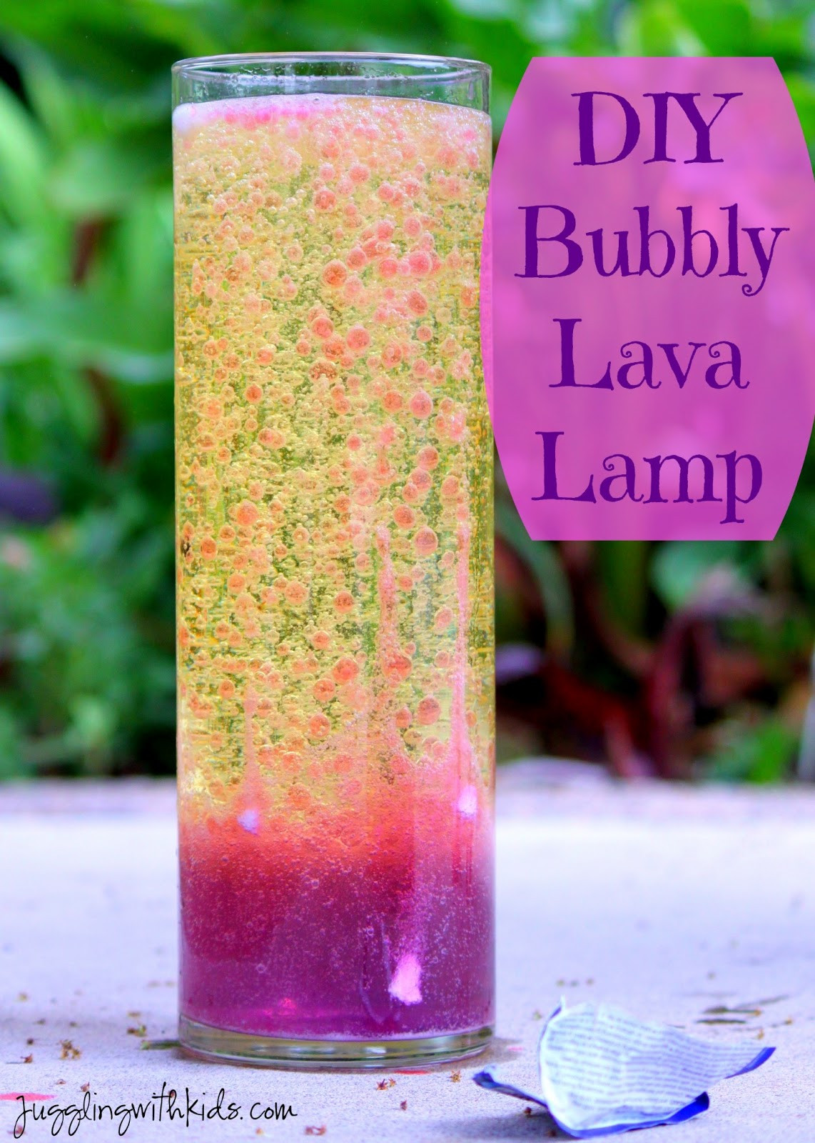 Diy Lava Lamp For Kids
 DIY Bubbly Lava Lamps – Juggling With Kids