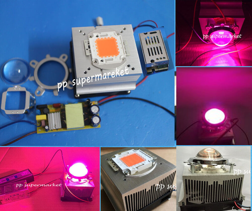 DIY Led Light Kit
 50W DIY led grow light 380 840nm kit chip driver heatsink