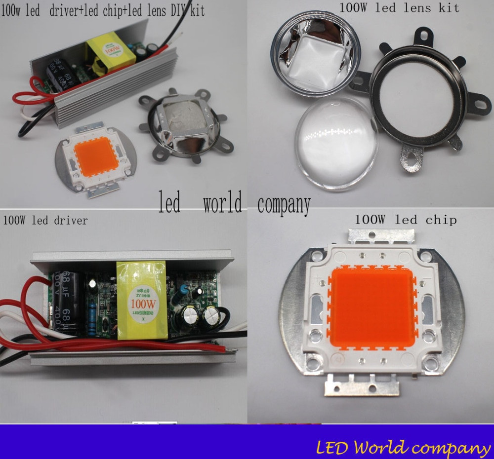 DIY Led Light Kit
 2016 New Indoor DIY LED Grow light KIT 100W full spectrum