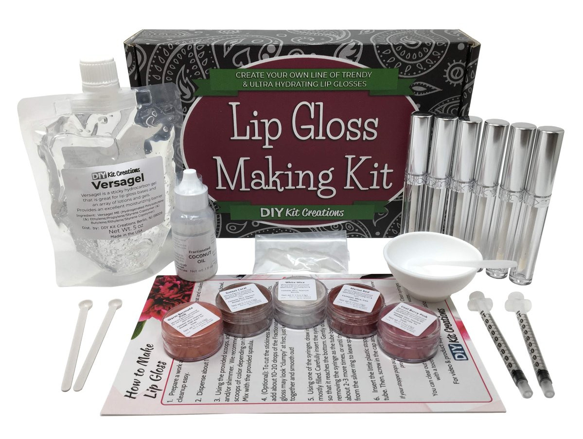 DIY Lip Balm Kit
 DIY Lip Gloss Making Kit