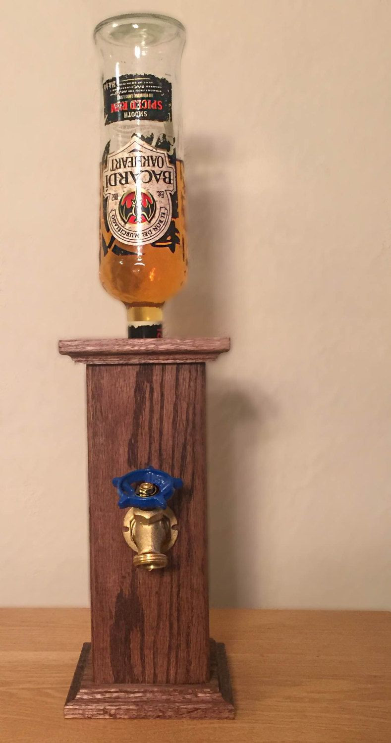 DIY Liquor Dispenser Plans
 Pedestal Liquor Dispenser by TheShop HardKnots on Etsy