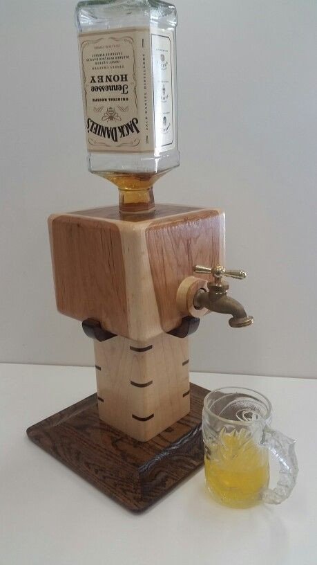DIY Liquor Dispenser Plans
 Whiskey Dispenser By Valhalla Craftsman