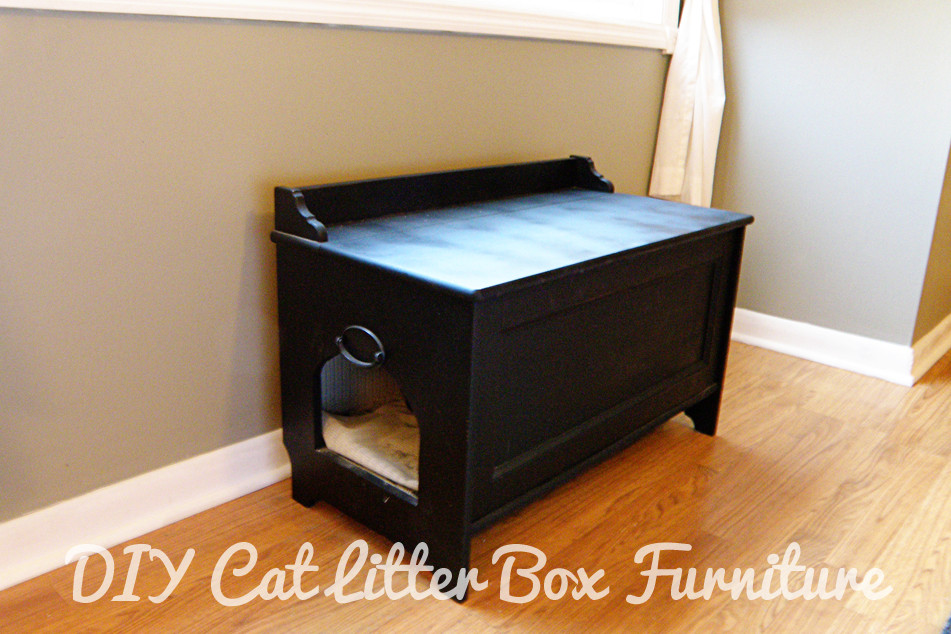 DIY Litter Box Enclosure
 DIY Cat Litter Box Furniture