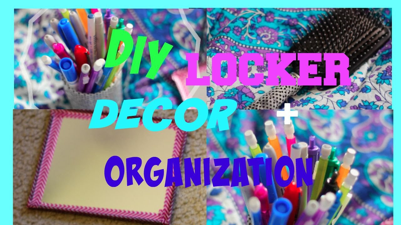 DIY Locker Decor And Organization
 DIY Locker Decor and Organization