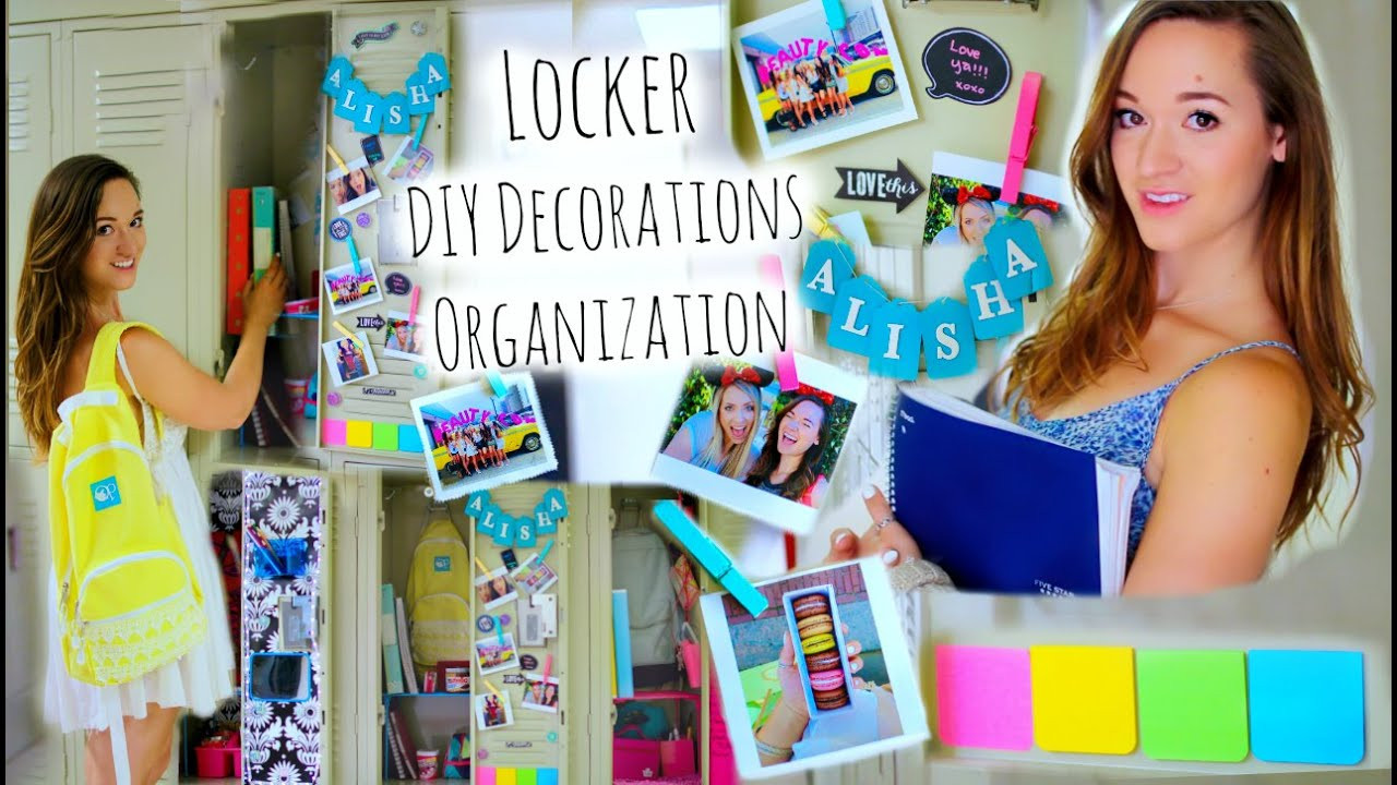 DIY Locker Decor And Organization
 DIY Locker Organization Decor Tumblr Inspired Back to