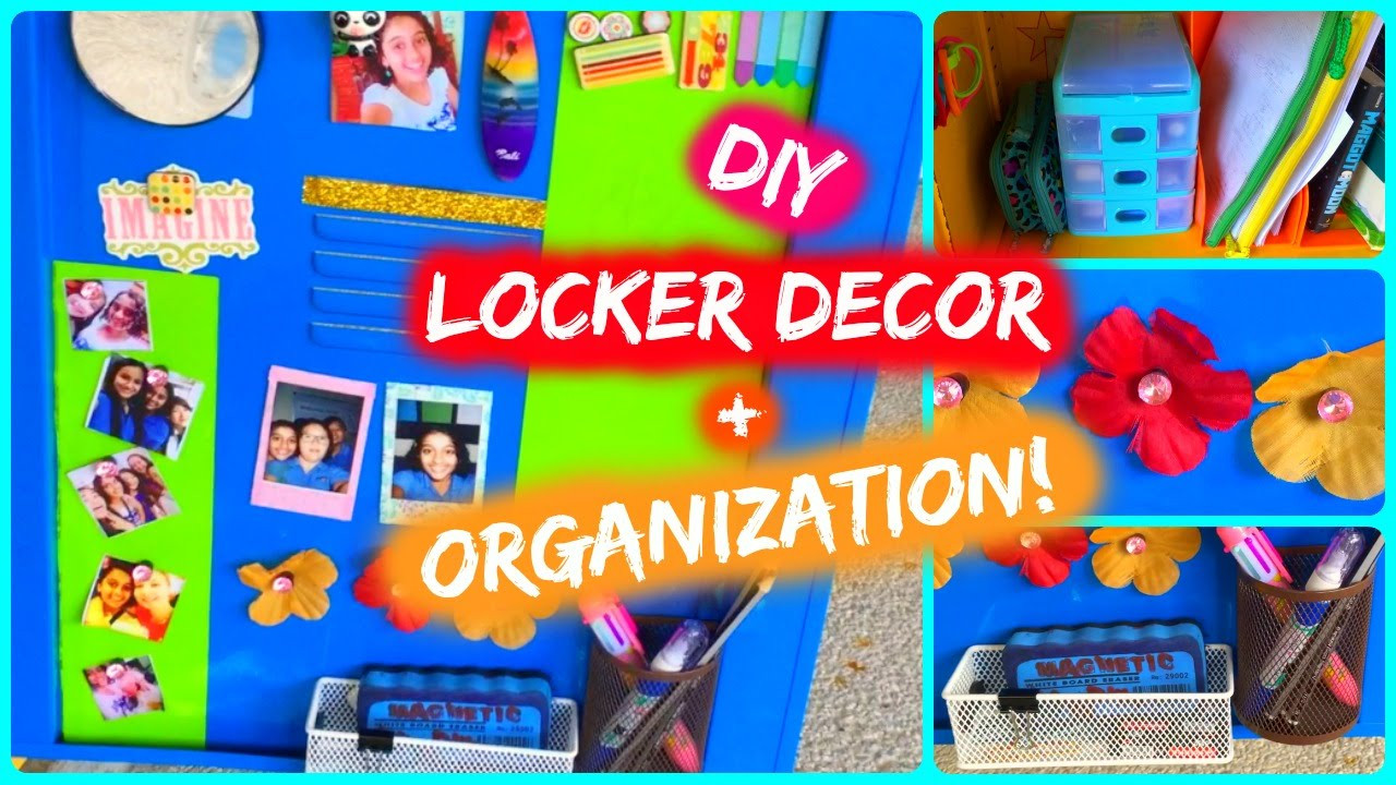 DIY Locker Decor And Organization
 Back to school DIY Locker Decor and Organization Cheap