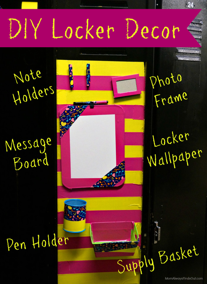 DIY Locker Decorations With Household Items
 DIY Locker Decorations and Accessories