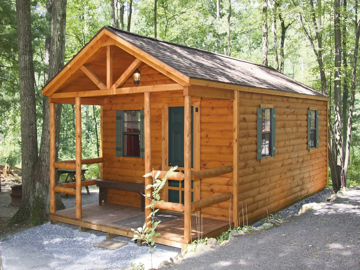 DIY Log Cabin Kits
 Prefab Hunting Cabins DIY Hunting Cabin one bedroom log