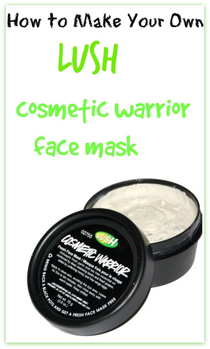 DIY Lush Face Mask
 How to Make Your Own Lush Cosmetic Warrior Face Mask