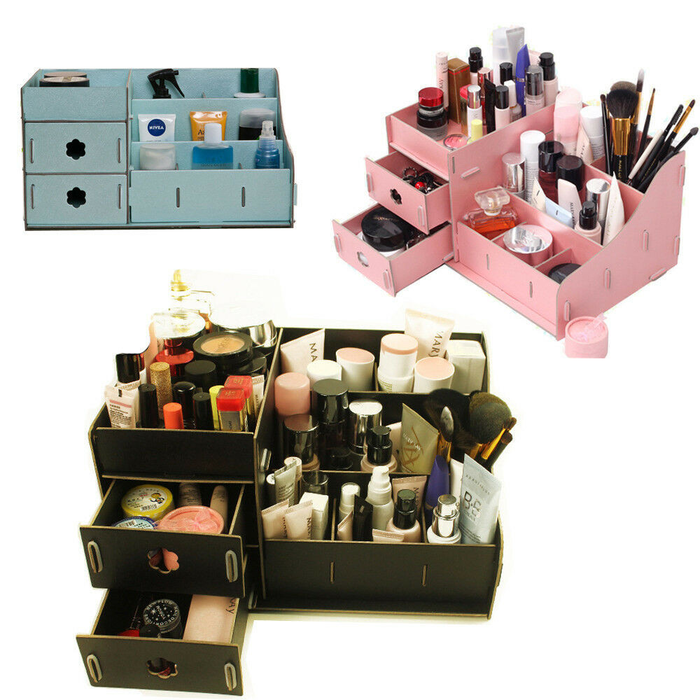 DIY Makeup Boxes
 DIY Cardboard Big Storage Box Desk Decor Stationery Makeup