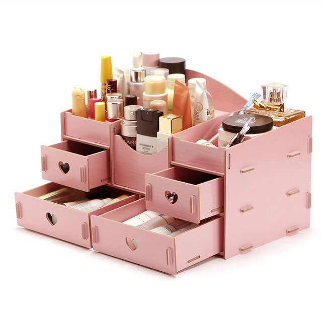 DIY Makeup Boxes
 Aliexpress Buy Fashion Wooden Makeup Organizer DIY