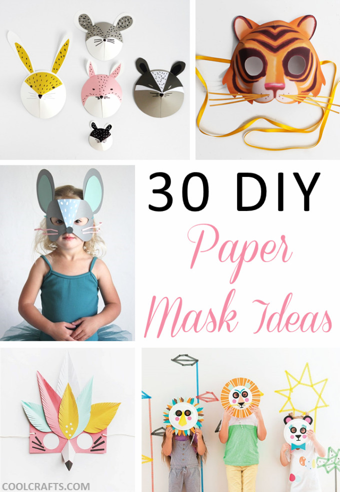 DIY Mask For Kids
 30 DIY Paper Mask Design Ideas