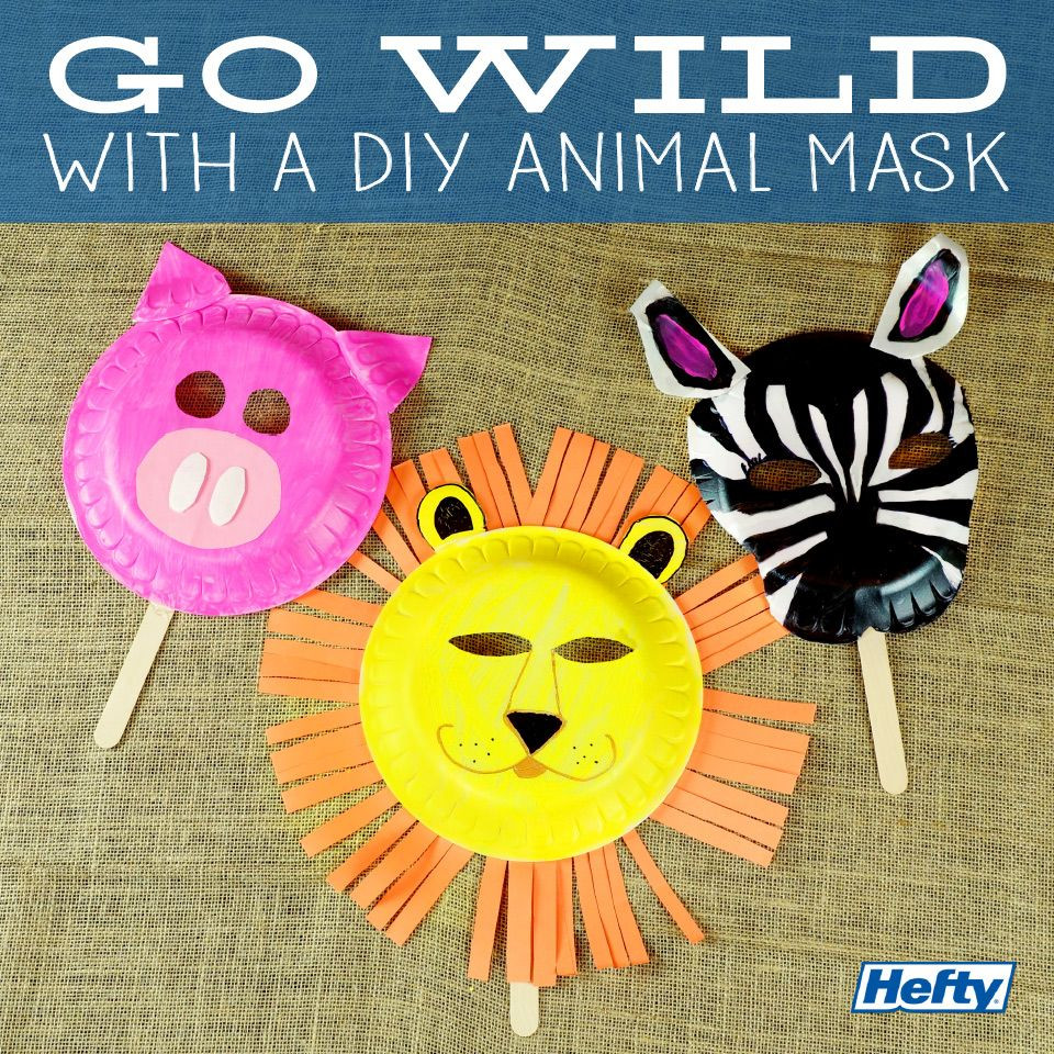 DIY Mask For Kids
 Go wild with DIY animal masks for kids
