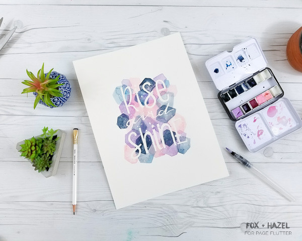 DIY Masking Fluid
 Easy Masking Fluid Watercolor Art Tutorial