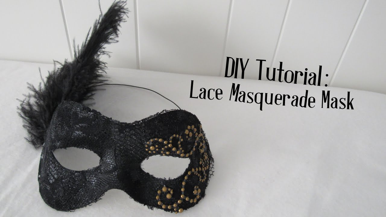 DIY Masquerade Mask Ideas
 Lace Masquerade Mask DIY Tutorial