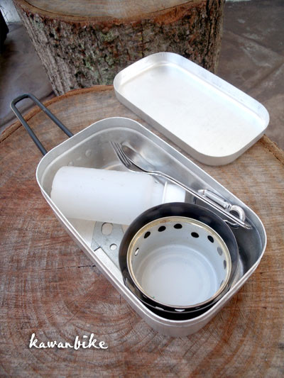 DIY Mess Kit
 kawanbike DIY Cat Stove Stabilizer & Mini Windshield for