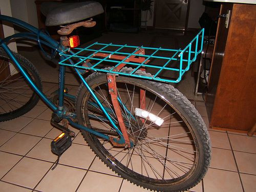 DIY Motorcycle Luggage Rack
 Make a Scrappy Bike Rack