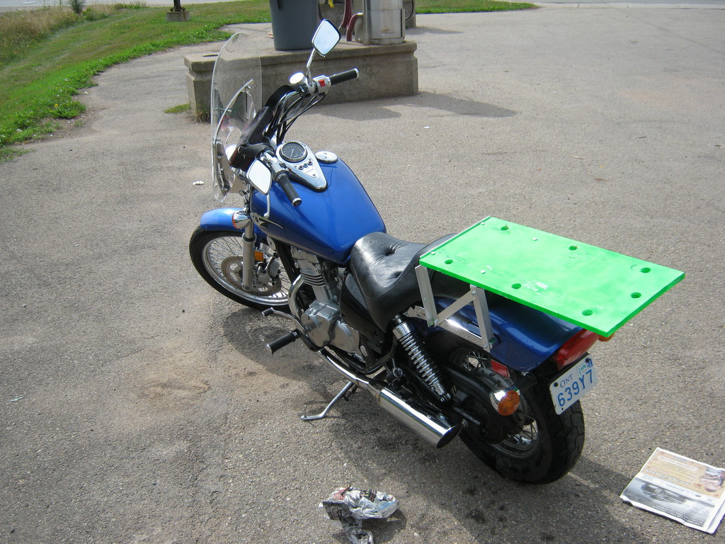 DIY Motorcycle Luggage Rack
 DIY motorcycle rack – Grumble Grumble