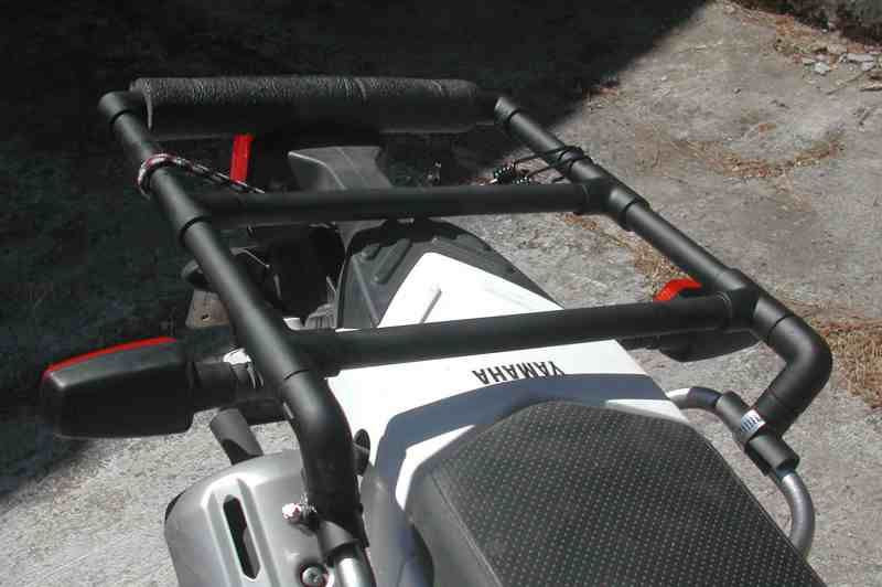 DIY Motorcycle Luggage Rack
 diy pvc motorcycle rack