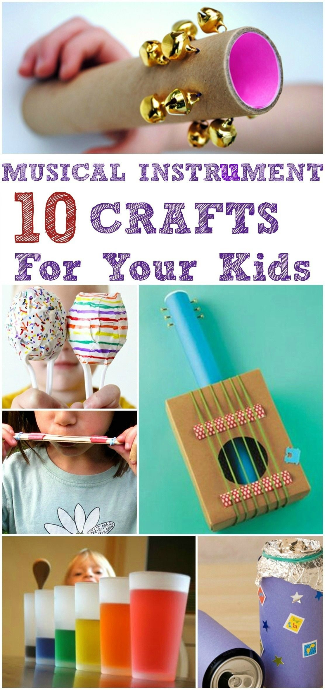 DIY Music Instruments For Kids
 Top 10 Musical Instrument Crafts For Kids