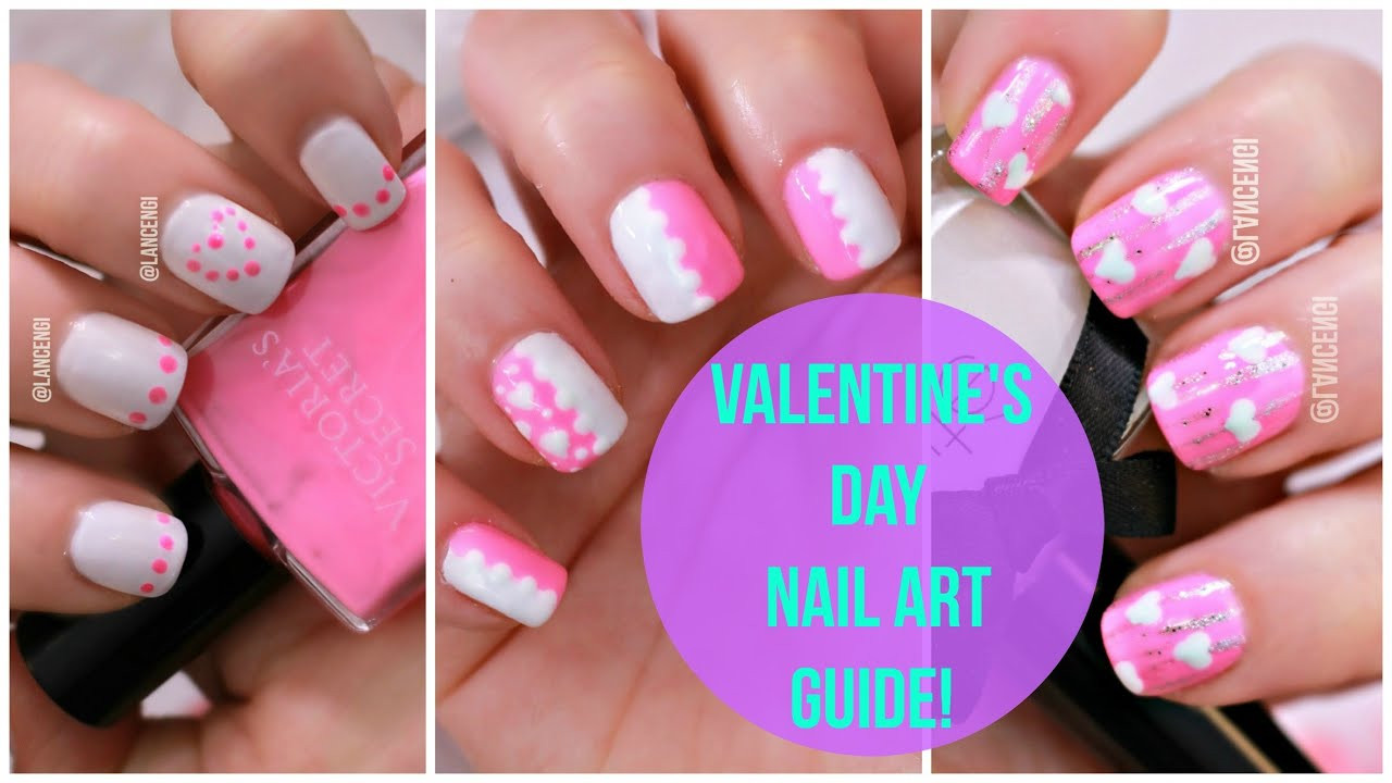 Diy Nail Ideas
 DIY Cute Beginners Nail Art 21 Valentines Day Pink