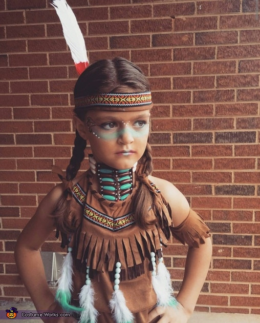 DIY Native American Costume
 Native American Girl s Costume 2 4