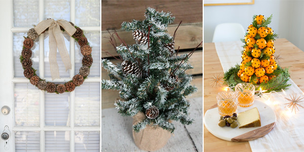 DIY Nature Decor
 20 DIY Natural Christmas Decorations