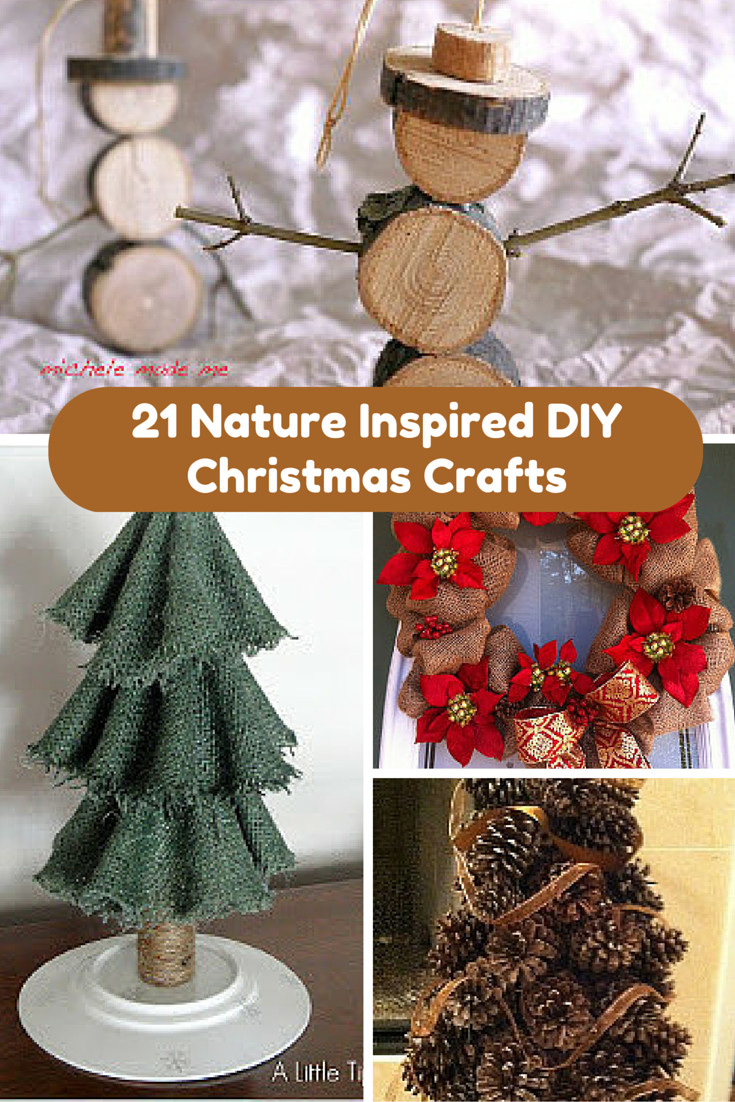 DIY Nature Decor
 21 Nature Inspired DIY Christmas Crafts