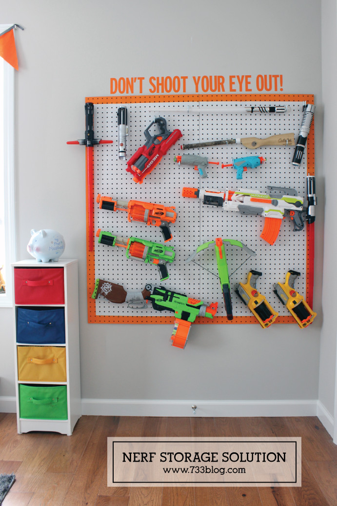 DIY Nerf Gun Rack
 DIY Nerf Gun Storage Inspiration Made Simple