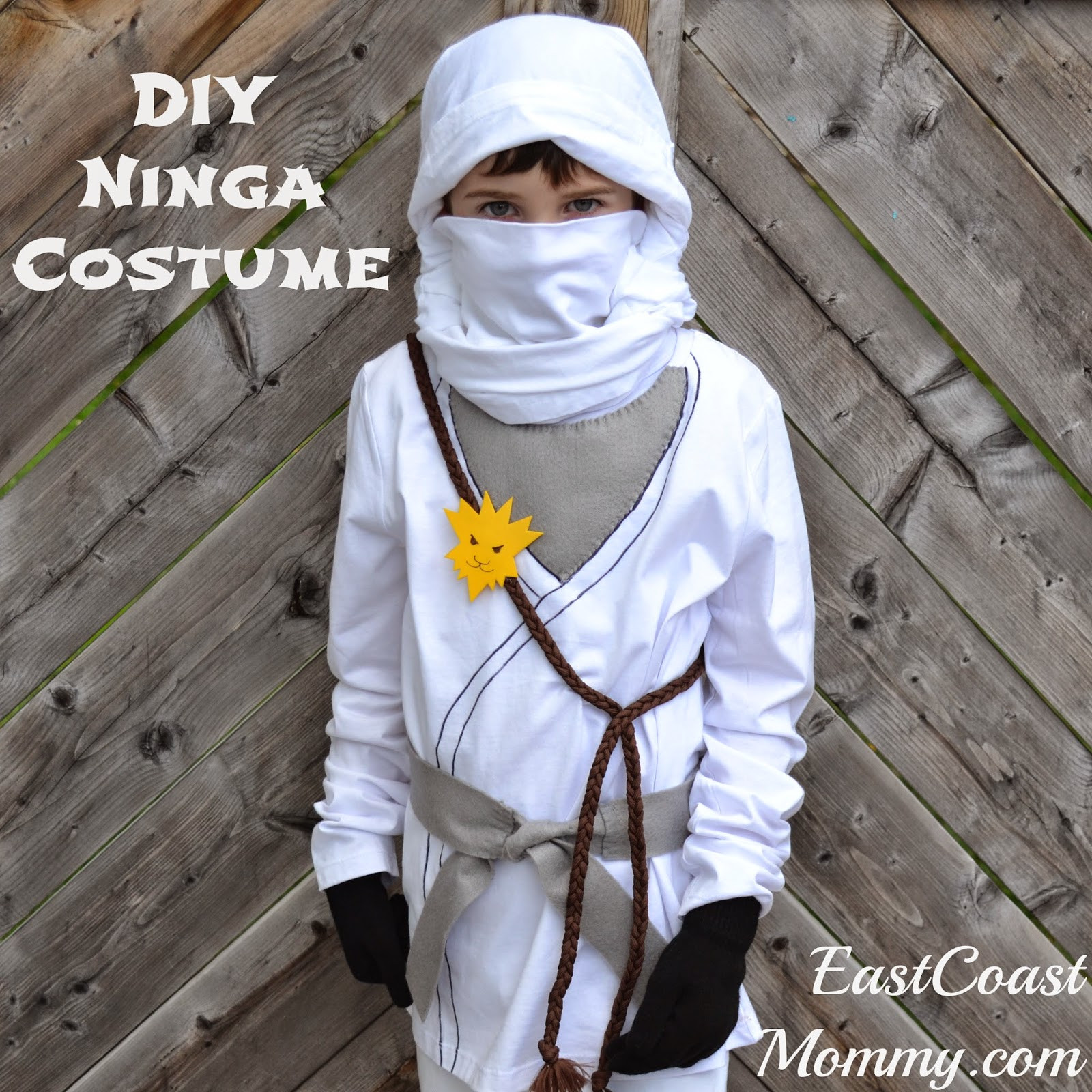 DIY Ninja Mask
 East Coast Mommy DIY Ninja Costume