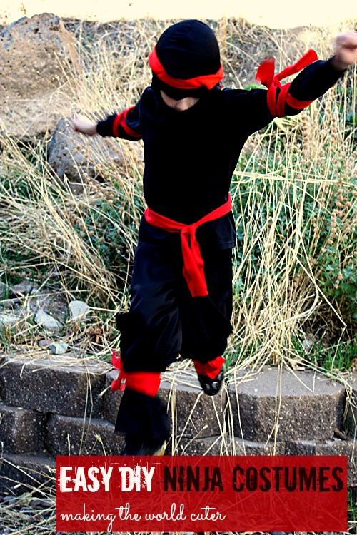 DIY Ninja Mask
 25 Creative DIY Costumes for Boys