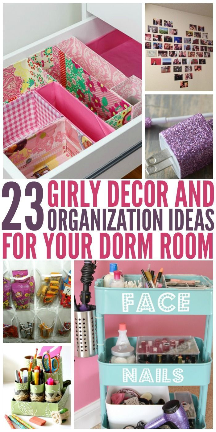 DIY Organization Ideas For Your Room
 23 Dorm Room Decor and Organization Ideas