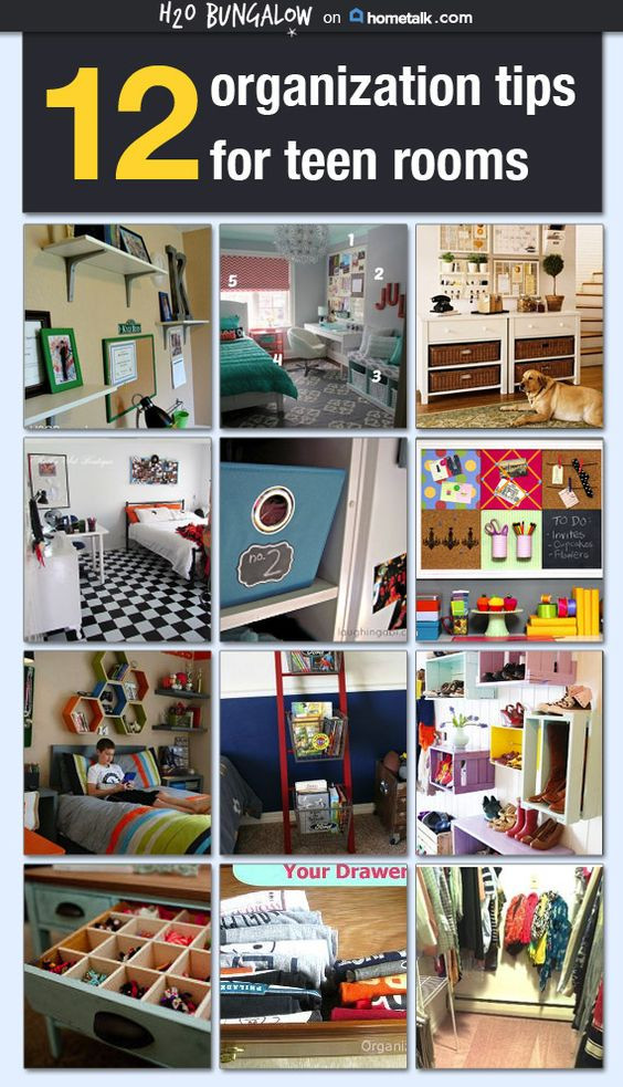 DIY Organization Ideas For Your Room
 12 Smart Tips For Organizing Teen Rooms