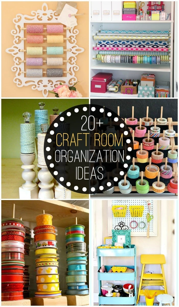 DIY Organization Ideas For Your Room
 20 Craft Room Organization Ideas