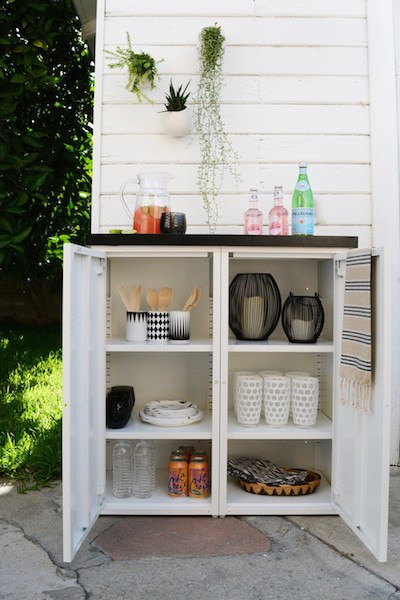 DIY Outdoor Cabinet
 19 Bodacious Backyard Storage Ideas Tips & Hacks You Need