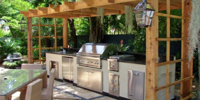 DIY Outdoor Cabinet
 10 Outdoor Kitchen Plans Turn Your Backyard Into