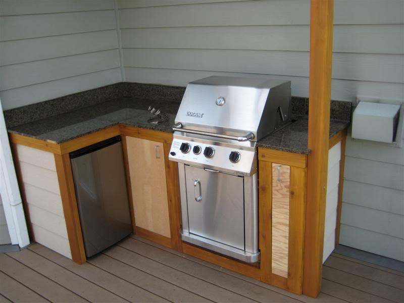 DIY Outdoor Cabinet
 17 Outdoor Kitchen Plans Turn Your Backyard Into