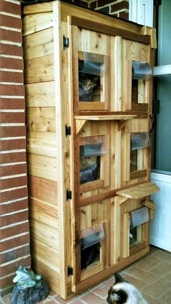 DIY Outdoor Cat House
 35 Warm Ideas For Outdoor Cat Houses For Winters