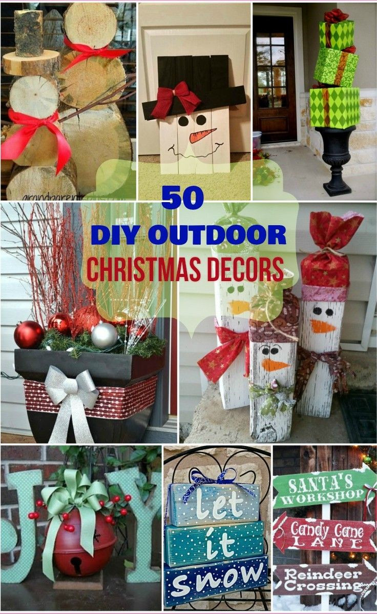 DIY Outdoor Christmas Ornaments
 50 DIY Outdoor Christmas decorations you would surely love