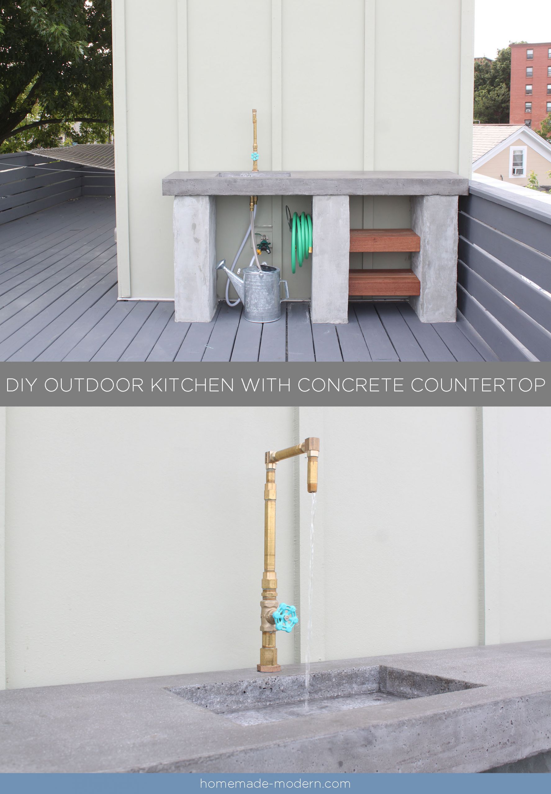 Top 35 Diy Outdoor Concrete Countertops – Home, Family, Style and Art Ideas