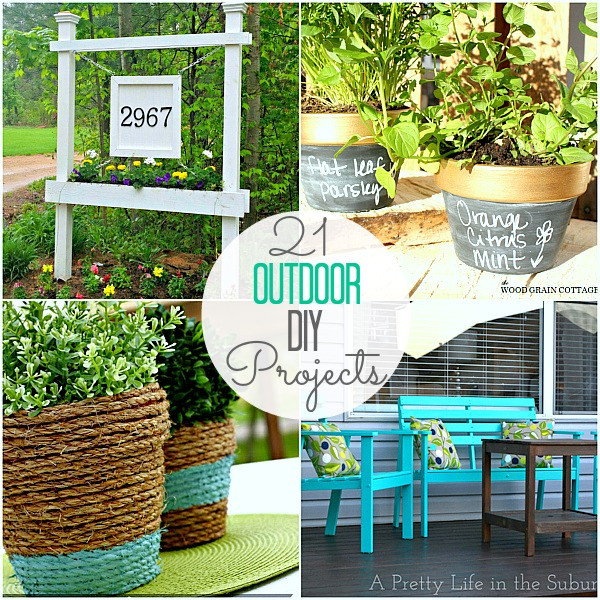 DIY Outdoor Crafts
 Great Ideas 21 Projects to Spruce Up Your Backyard