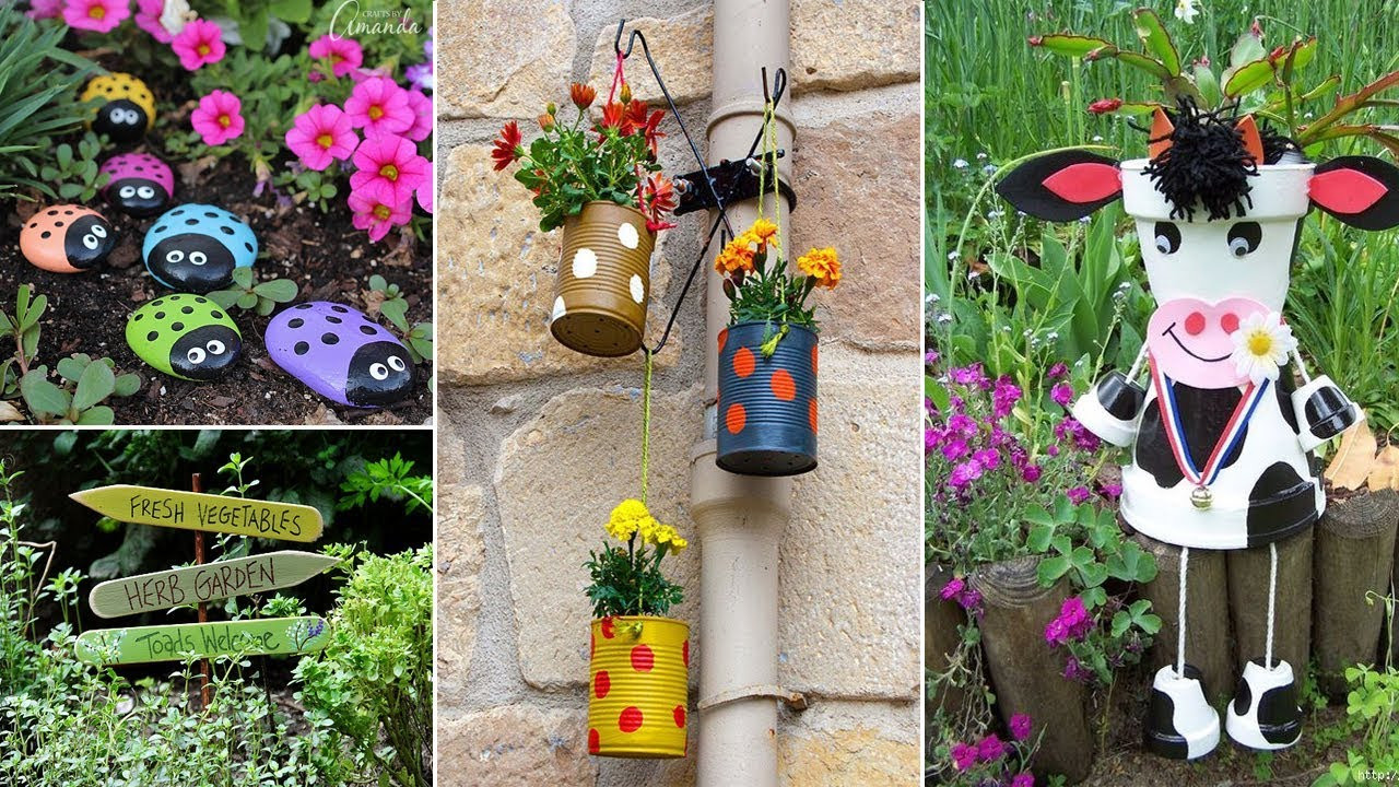 DIY Outdoor Crafts
 120 Cute And Easy DIY Garden Crafts ideas