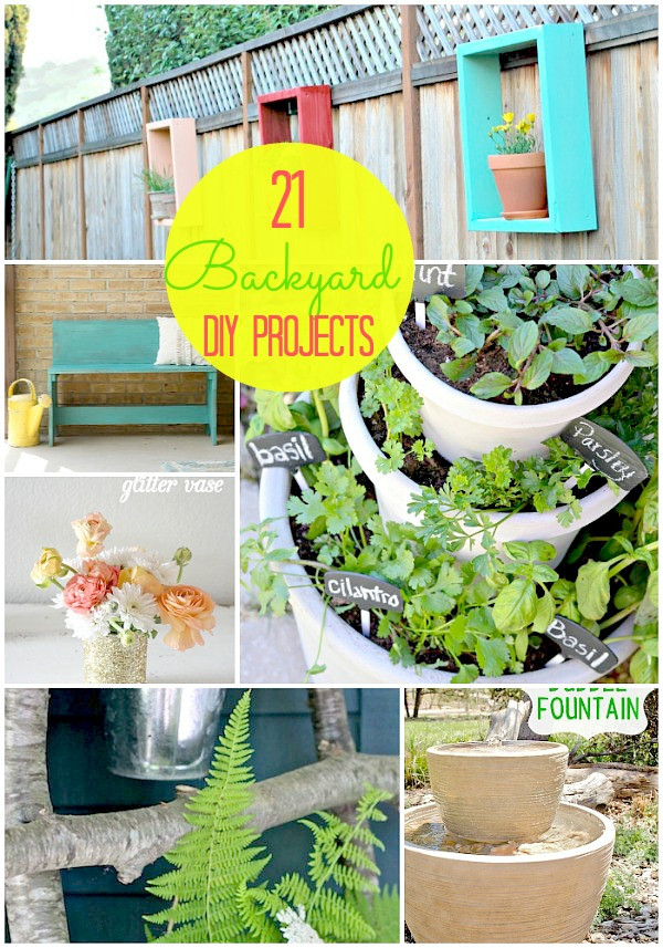 DIY Outdoor Crafts
 Great Ideas 21 Backyard Projects for Spring