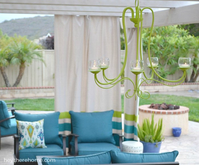 DIY Outdoor Curtains
 25 Insanely Inspiring Outdoor Rooms
