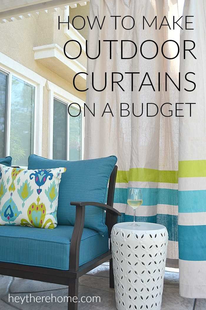 DIY Outdoor Curtains
 DIY Outdoor Curtains Tutorial