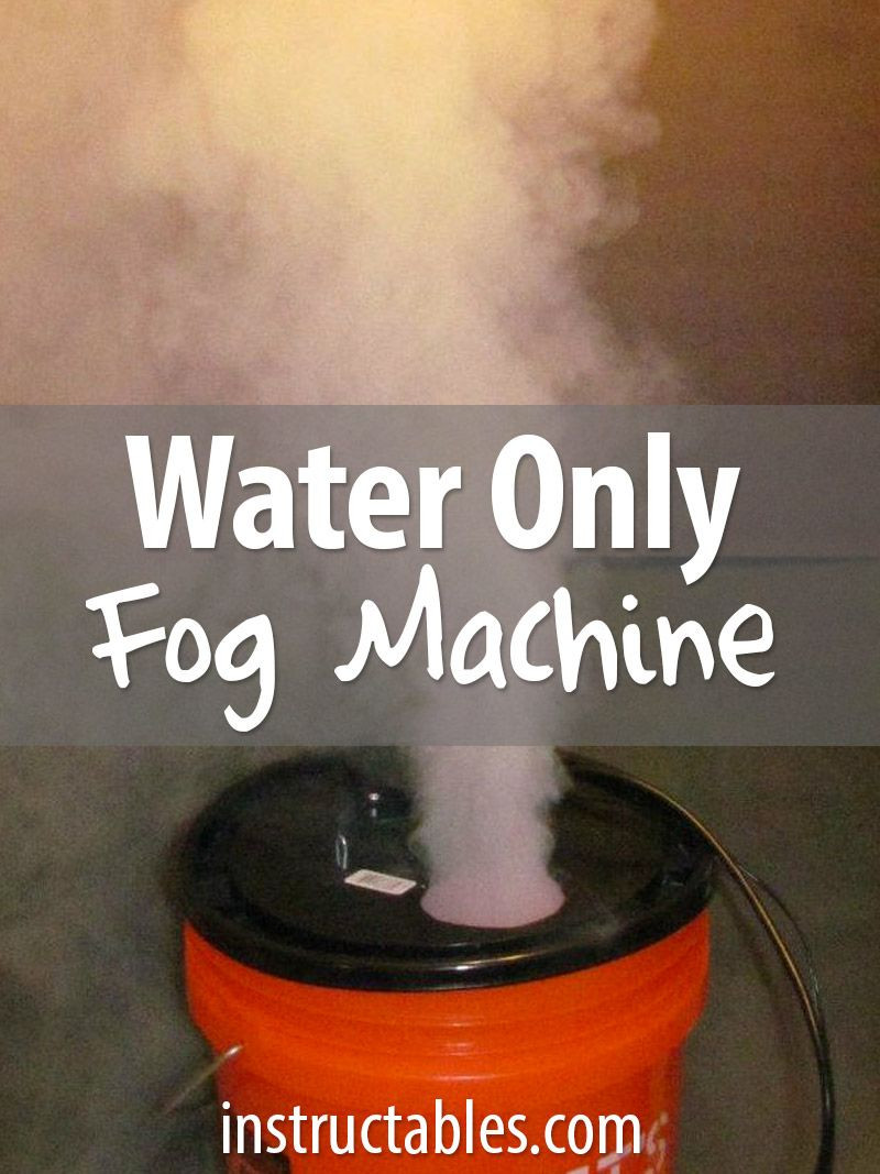 DIY Outdoor Fog Machine
 Water ly Fog Machine No Dry Ice No Fog Juice