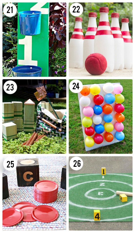 DIY Outdoor Games
 Outdoor Games For Entire Family