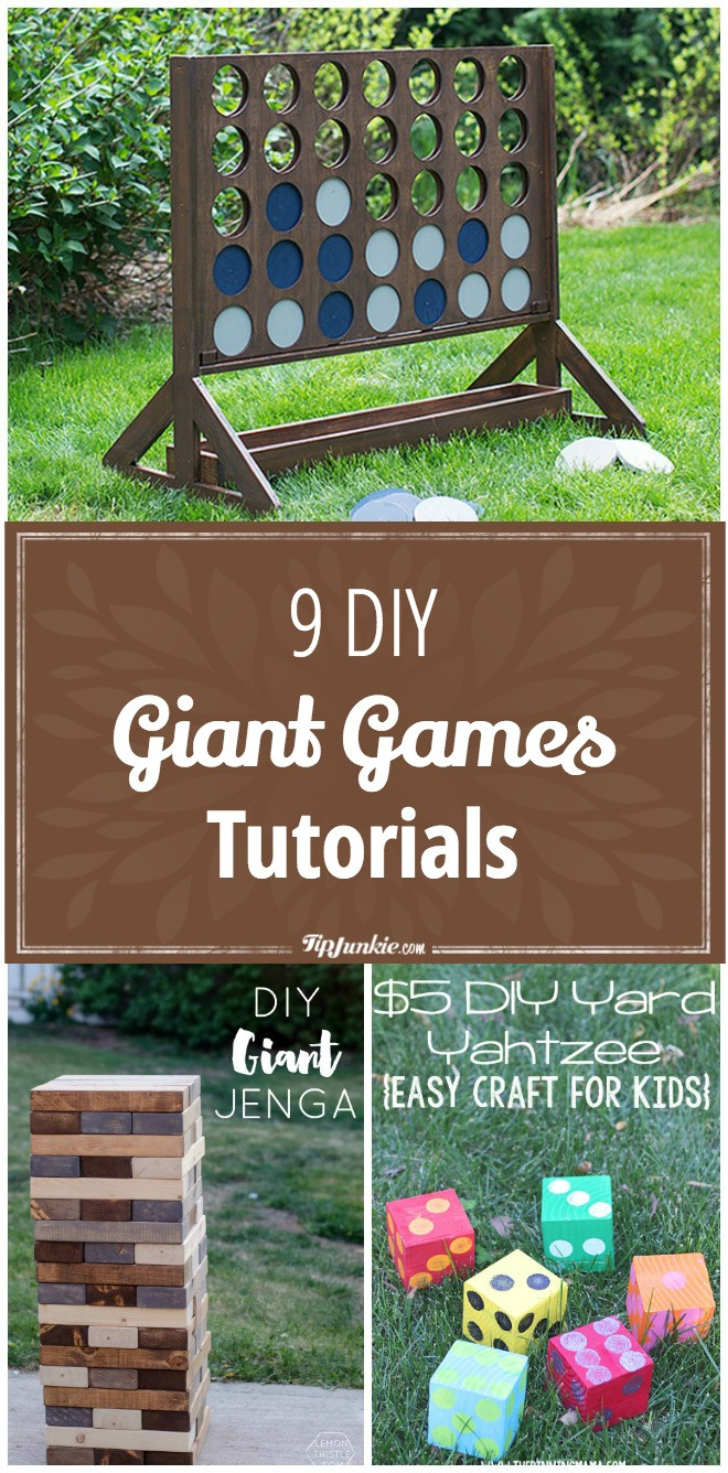 DIY Outdoor Games
 9 DIY Giant Games Tutorials – Tip Junkie