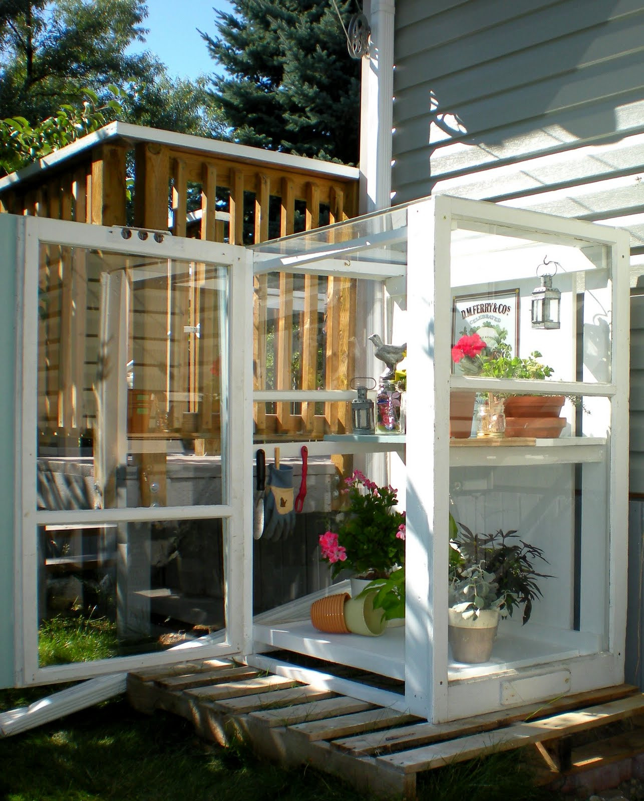 DIY Outdoor Greenhouse
 How To Build A Beautiful Mini Greenhouse