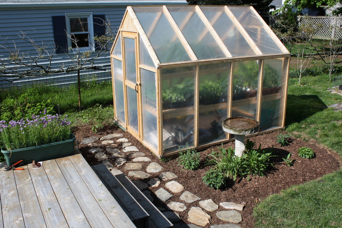 DIY Outdoor Greenhouse
 Bepa s Garden Building a Greenhouse